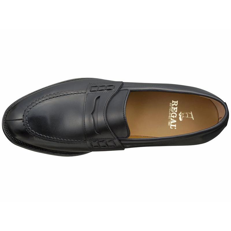 美品　REGAL リーガル　ローファー　ビジネスシューズ　JE02 レザー REGAL リーガル ローファー JE02 BLACK ブラック ビジネス