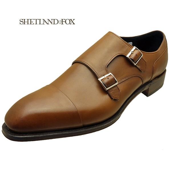 新品未使用✨SHETLAND FOX シェットランド　フォックス　ダブル モンク REGAL（リーガル） シェットランドフォックス SHETLAND FOX