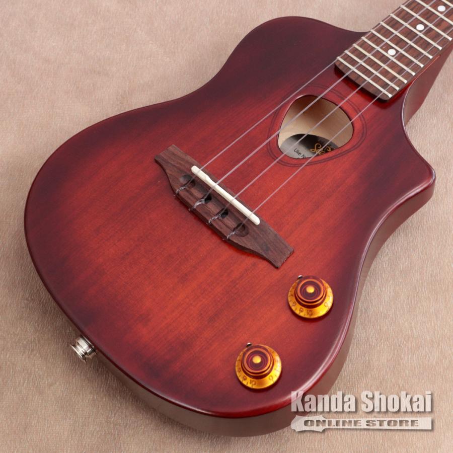 [Outlet] Seagull ( シーガル ) Ukulele Nylon, Semi Gloss Burst EQ, Non Pickguard｜kanda-store｜08