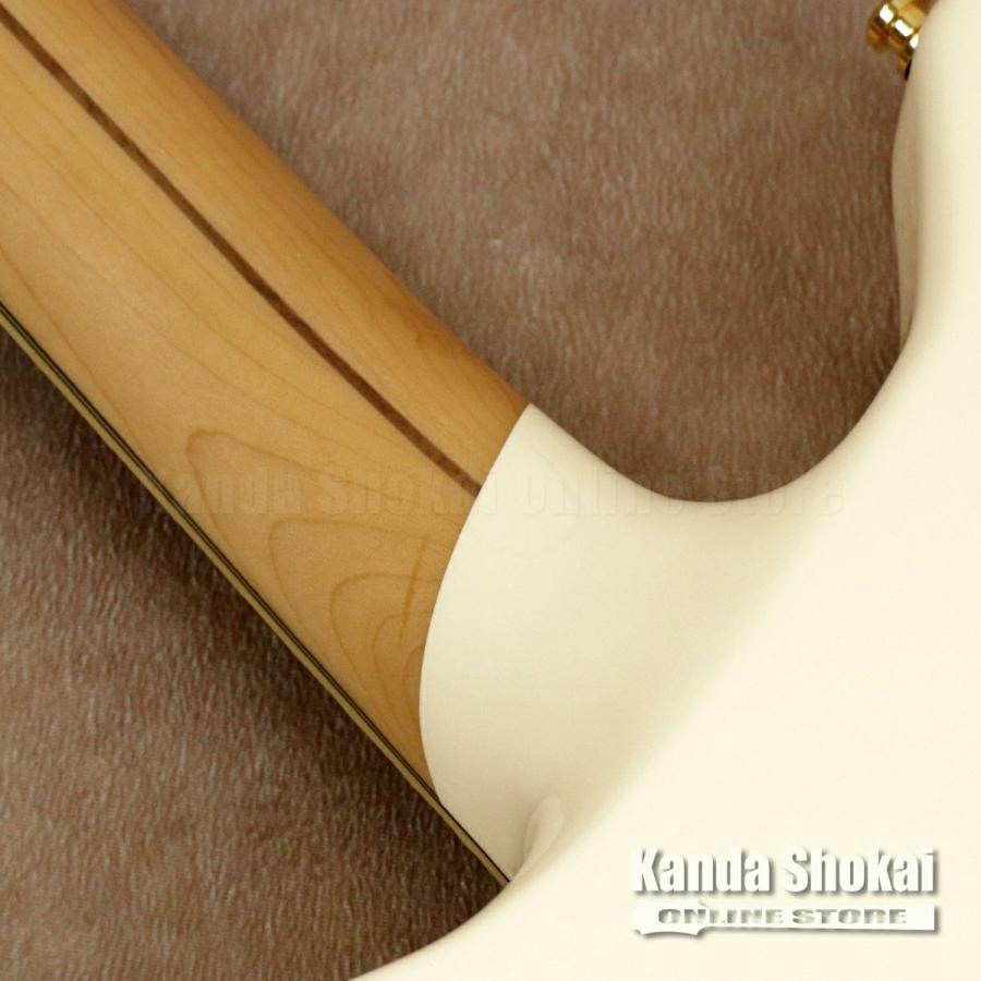 D'Angelico ( ディアンジェリコ ) エレキギター Deluxe Bedford, Vintage Whiteの画像