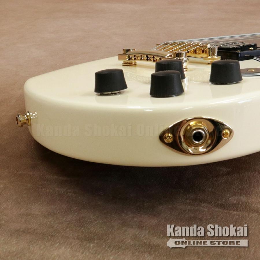 D'Angelico ( ディアンジェリコ ) エレキギター Deluxe Bedford, Vintage Whiteの画像
