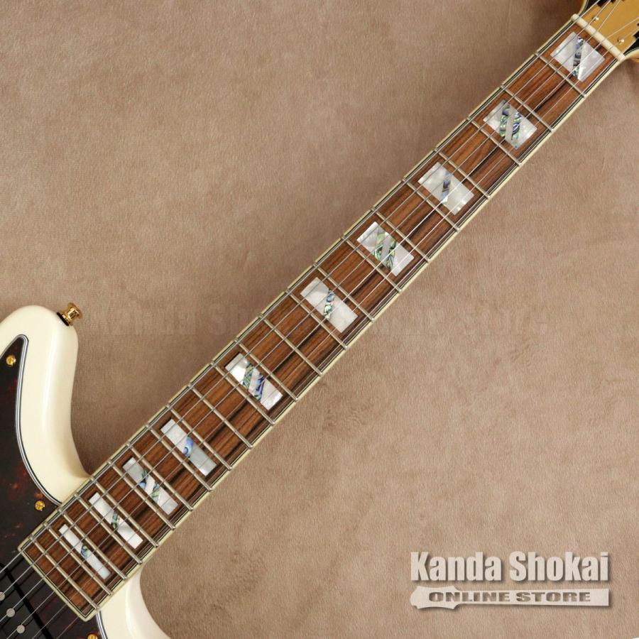 D'Angelico ( ディアンジェリコ ) エレキギター Deluxe Bedford, Vintage Whiteの画像