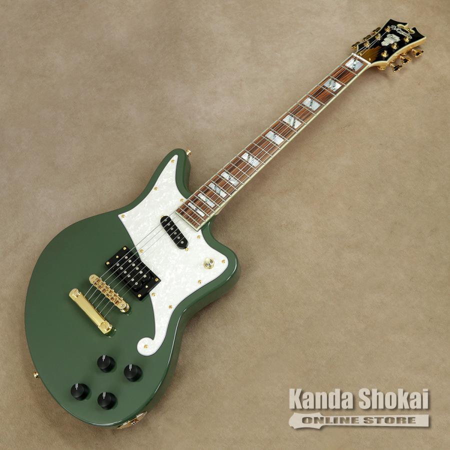D'Angelico ( ディアンジェリコ ) エレキギター Deluxe Bedford, Hunter Greenの画像