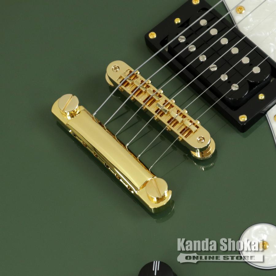 D'Angelico ( ディアンジェリコ ) エレキギター Deluxe Bedford, Hunter Greenの画像