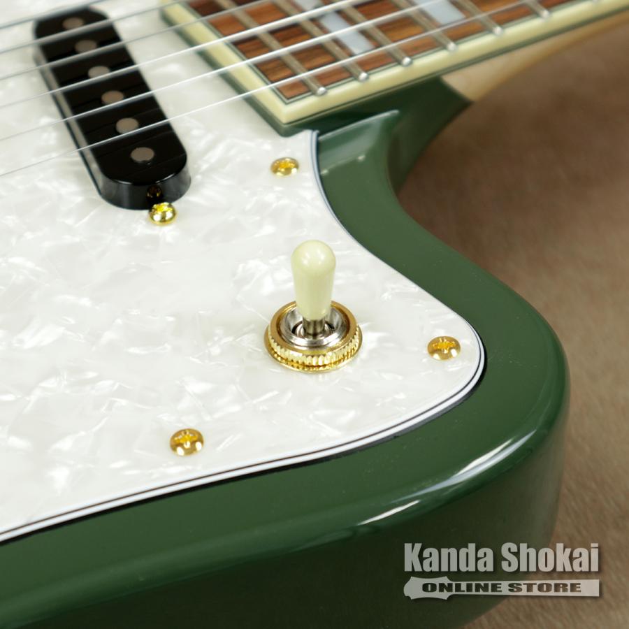 D'Angelico ( ディアンジェリコ ) エレキギター Deluxe Bedford, Hunter Greenの画像
