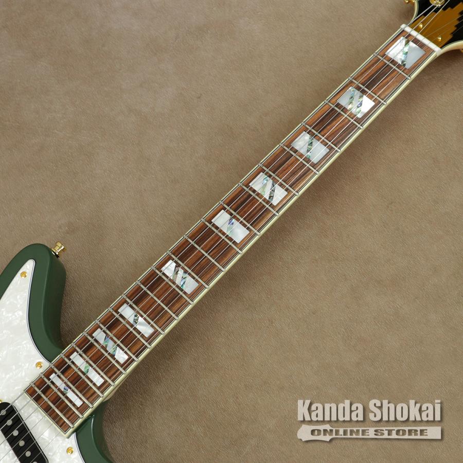 D'Angelico ( ディアンジェリコ ) エレキギター Deluxe Bedford, Hunter Greenの画像