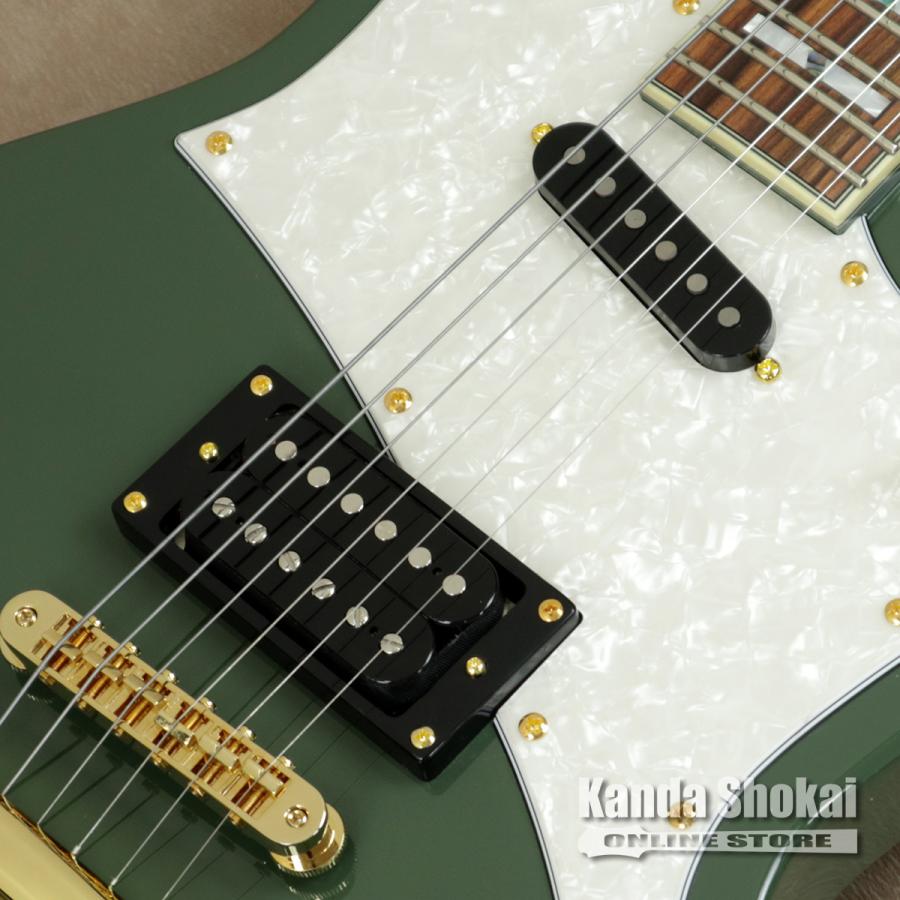D'Angelico ( ディアンジェリコ ) エレキギター Deluxe Bedford, Hunter Greenの画像