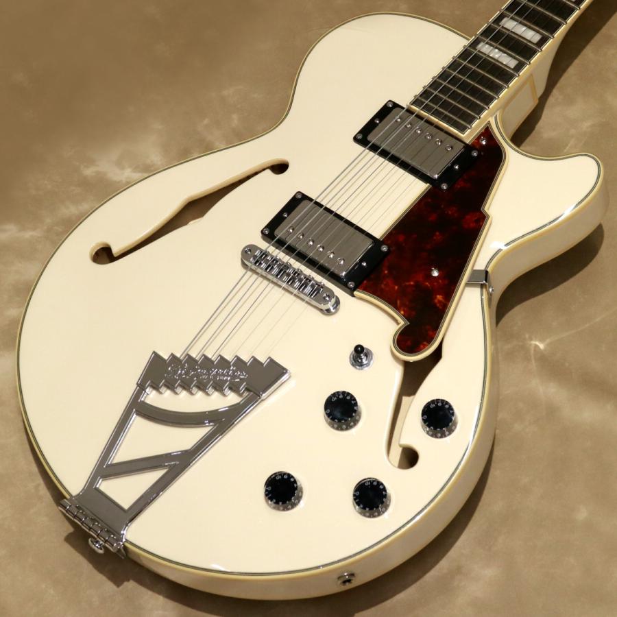 ギター D'Angelico Premier SS Stairstep D`Angelico Premier SS Fiesta Red with Stopbar Semi Hollow