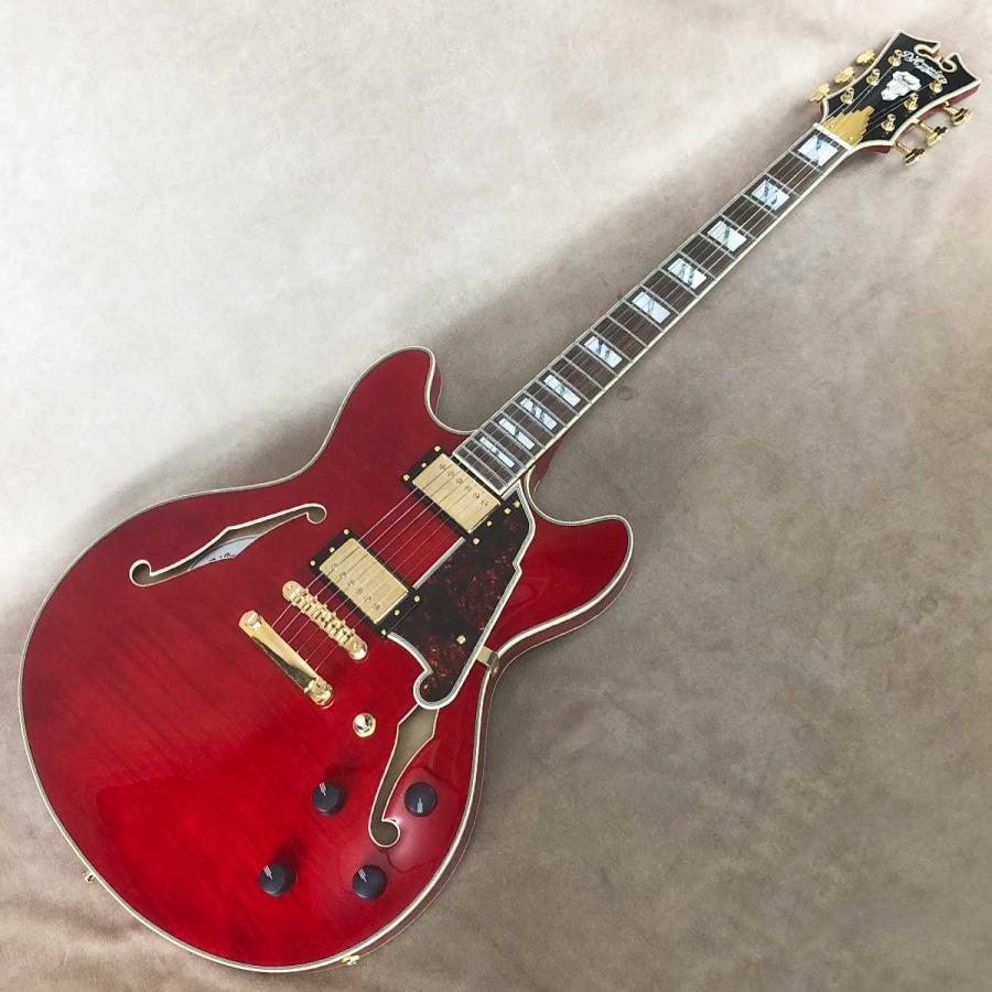 Outlet] D'Angelico ( ディアンジェリコ ) Excel DC, Trans Cherry