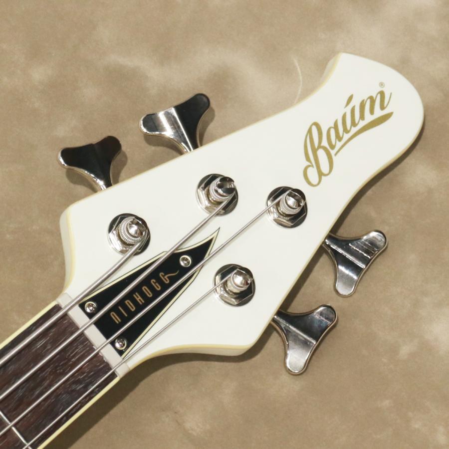 Baum Guitars ( バウム・ギター ) Nidhogg Bass， Vintage White_3