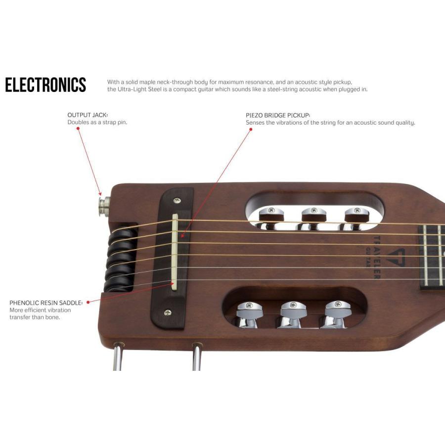Traveler Guitar Ultra Light Steel Brown