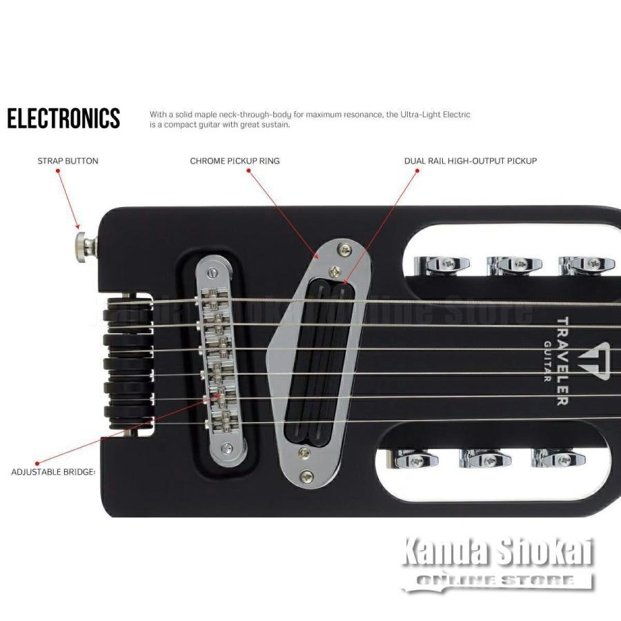 TRAVELER GUITARS エレキギター Traveler Guitar Ultra-Light EDGE Black (BLK) トラベルギター