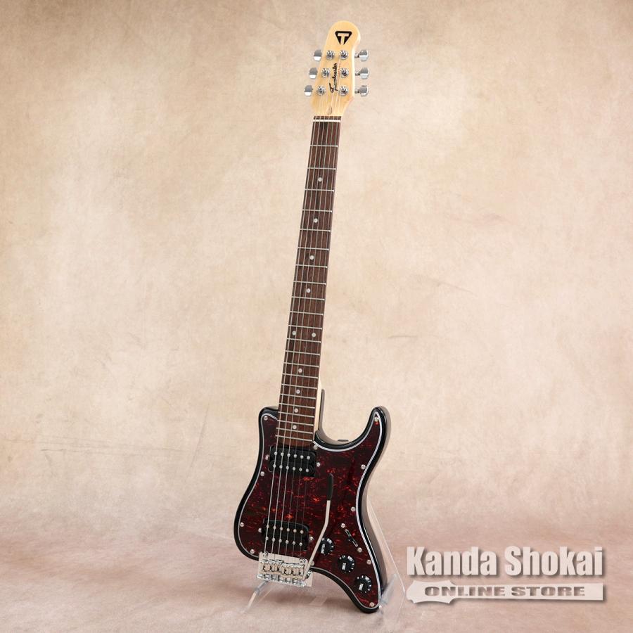 トラベラーギターTravelcaster Deluxe, Gloss Black Travelcaster Deluxe Mod Shop (Gloss Black/ Maple Fretboard