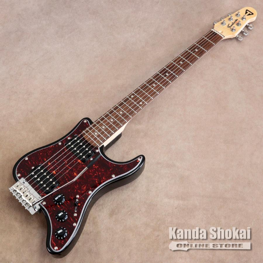 トラベラーギターTravelcaster Deluxe, Gloss Black MODTCD004front_2a4937f2-fbf1-