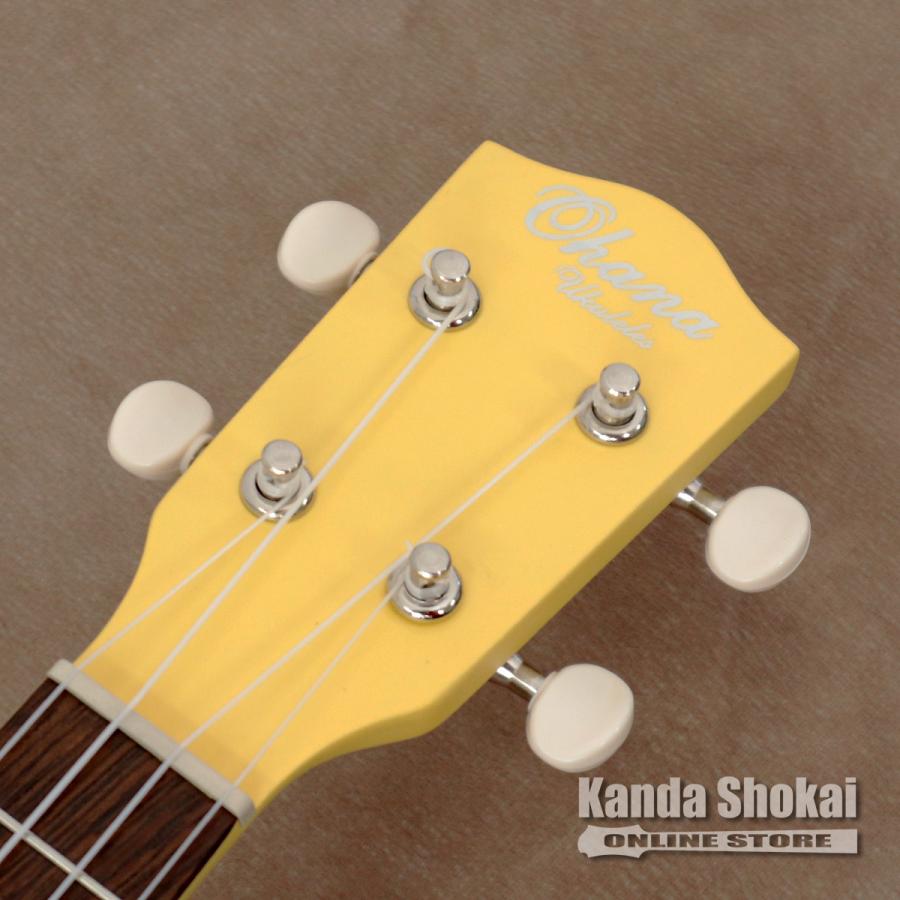 Ohana Ukuleles ( オハナウクレレ ) SK-10 YL, Mahogany, Matte Yellow_3