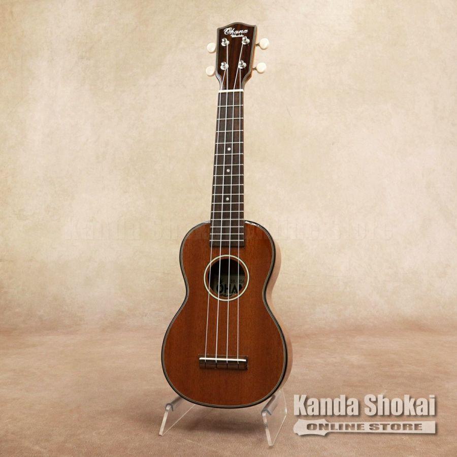 Ohana Ukuleles ( オハナウクレレ ) SK-35G， All Solid Mahogany， Wood Binding， Gloss