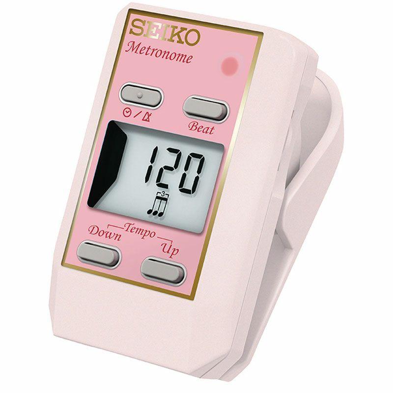 SEIKO デジタルメトロノーム クリップタイプ DM51 PG (ピンク
