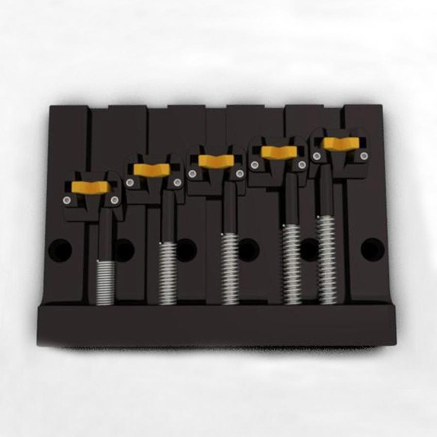 Hipshot Bass Bridge 5 String KickAss, Black