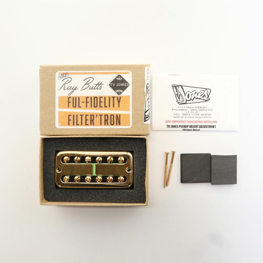 Jones ( TVジョーンズ ) Ray Butts Ful-Fidelity Filter'Tron Blank Cover 【Pattern】 Bridge, Gold