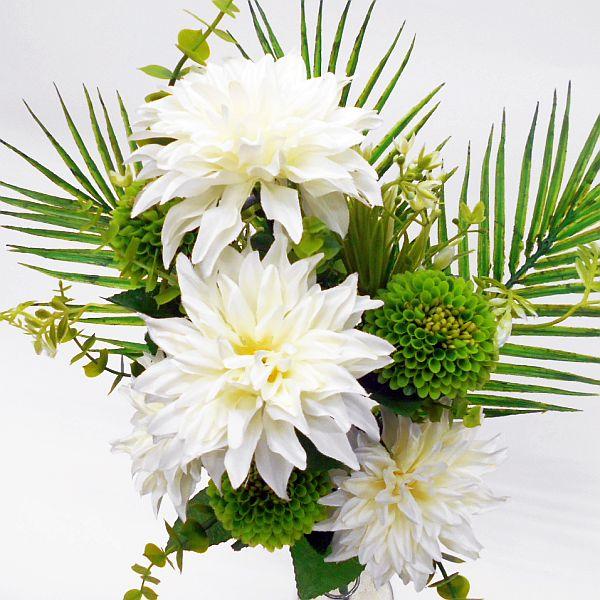 お供え花、仏花、造花、ダリア、アネモネアレンジ お供え花、仏花、造花、ダリア、アネモネアレンジ