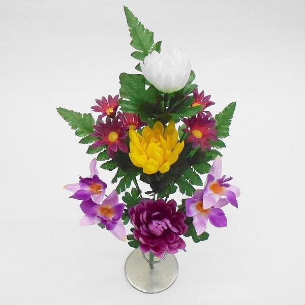造花 仏花・盆花 36cm（仏壇 お墓 お供え花 供花） : フラワー