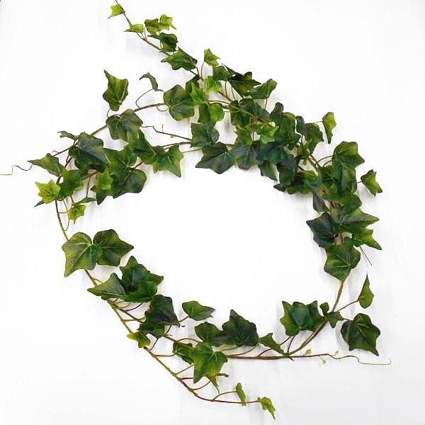 造花 人工観葉植物 アイビーガーランド 180cm（フェイクグリーン 造葉 蔦）（Yahoo!・フラワーデコレーションハセガワ）