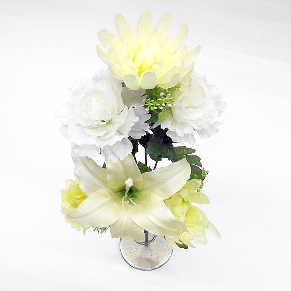 ✿みりみりページ〜(白い仏花)2対 ✿みりみりページ〜(白い仏花)2対