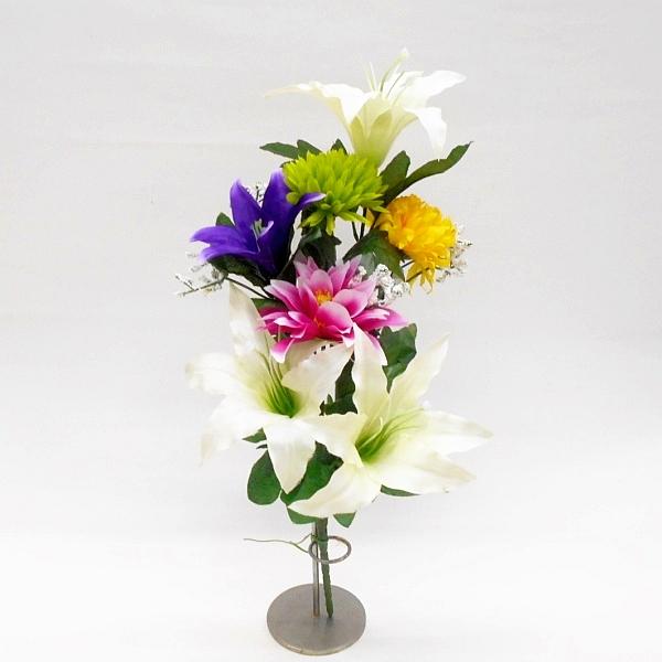 造花 仏花 盆花 仏壇 お墓 お供え花 供花 40cm Belle Ile Nature Org
