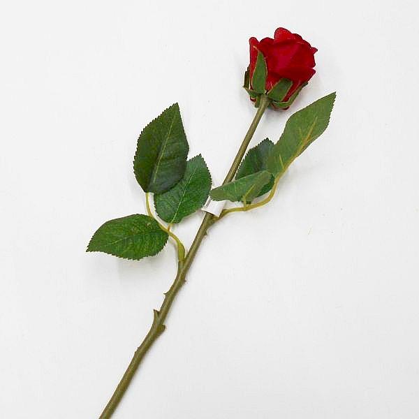 造花 バラ 蕾】ベルベットローズバッド（造花 1輪バラ 薔薇 つぼみ