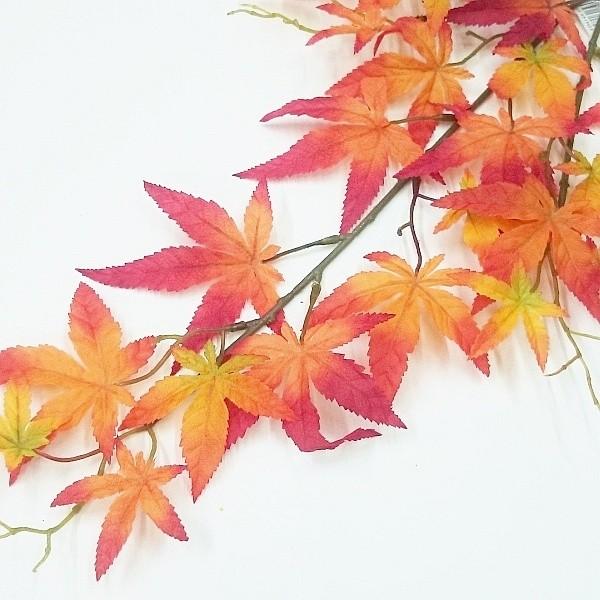 モミジ造花・もみじ・紅葉枝（造花・アートフラワー）V23119