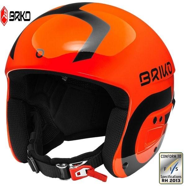 高評価なギフト 22 BRIKO (ブリコ) VULCANO FIS 6.8 (レーシングヘルメット) [211181W] 【AOQ　シャイニーオレンジブラック】 ヘルメット