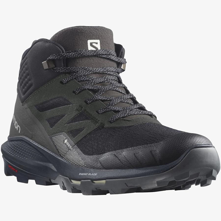 SALOMON サロモン OUTPULSE MID GORETEX 【Black / Ebony / Vanilla Ice/415888