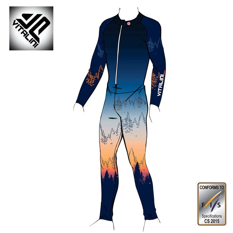 23 VITALINI ヴィタリーニ RACE SUIT ALPINE SKI FIS 【MIX COLOR2】 レーシングワンピース 23