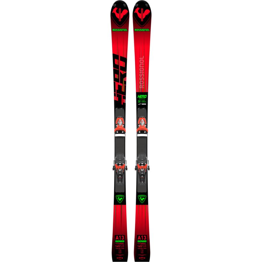 2024 ROSSIGNOL ロシニョール  HERO ATHLETE FIS SL FACTORY R22 + SPX 15 ROCKERACE HOT RED スキー板 レーシング　SL｜kandahar｜02