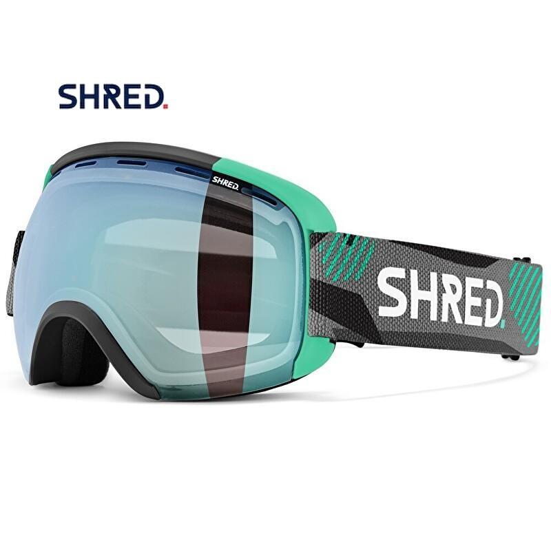 SHRED スキー・スノーボード ゴーグル スペアブルーレンズ付き