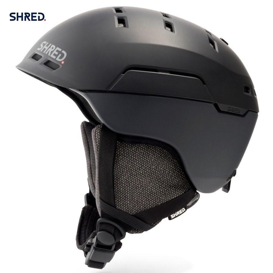 新品未使用保管品 SHRED シュレッド FIS 対応ヘルメット53-56cm SHRED（シュレッド） 24 SHRED NOTION NOSHOCK HENTNK11 BLACK フリー