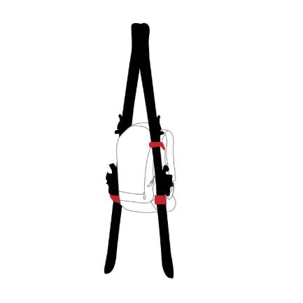 arva アルバ EXPLORE 20 登山 バックカントリー バックパック リュック (BLACK)の画像