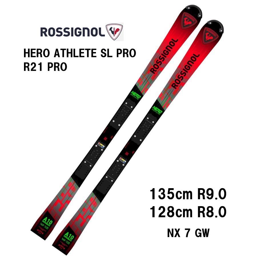 ROSSIGNOL HERO ATHLETE SL PRO スキー板 Unisex's Racing Skis Hero Athlete Sl Pro 128-149 R21 Pro