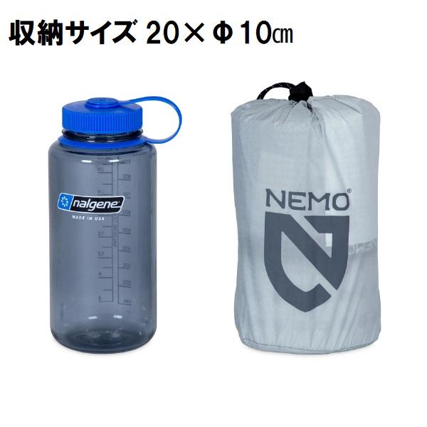 NEMO（ニーモ） ゾア ミディアム マミー 160cm 登山 軽量 寝具 マット