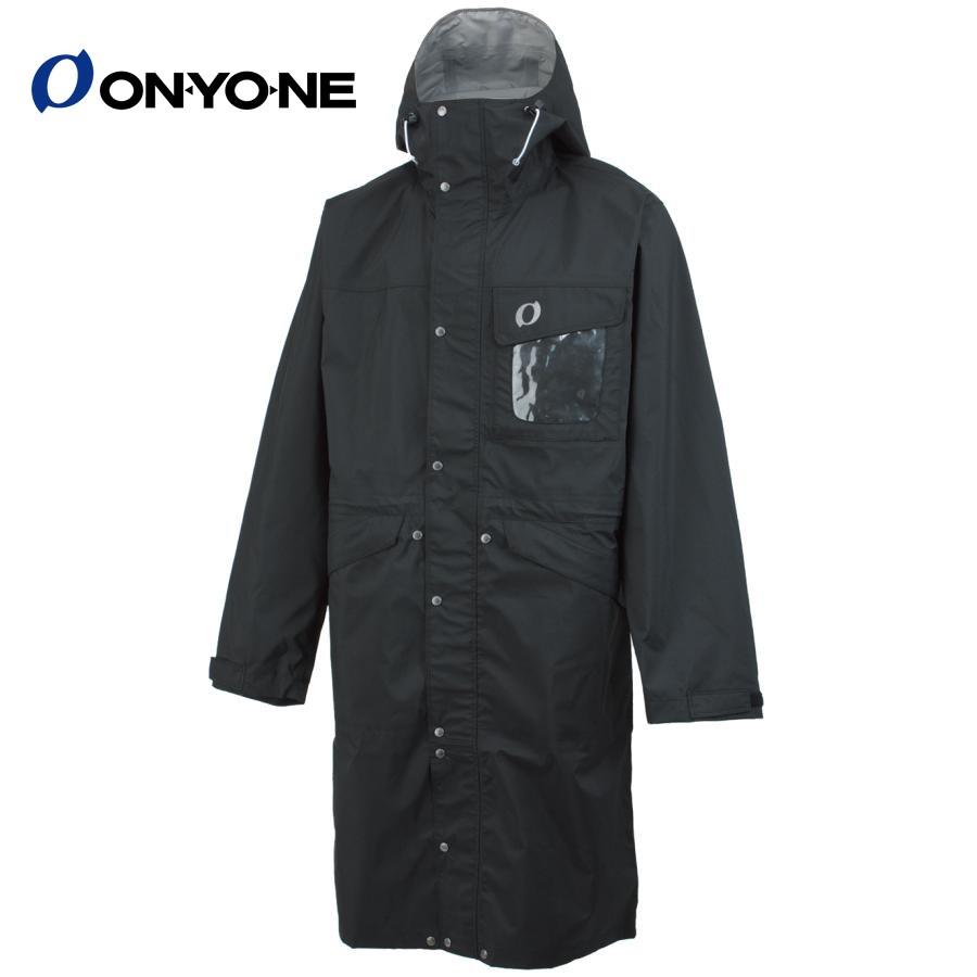 26 ON・YO・NE オンヨネ OVER COAT ONJ98997 009 BLACK ポンチョ