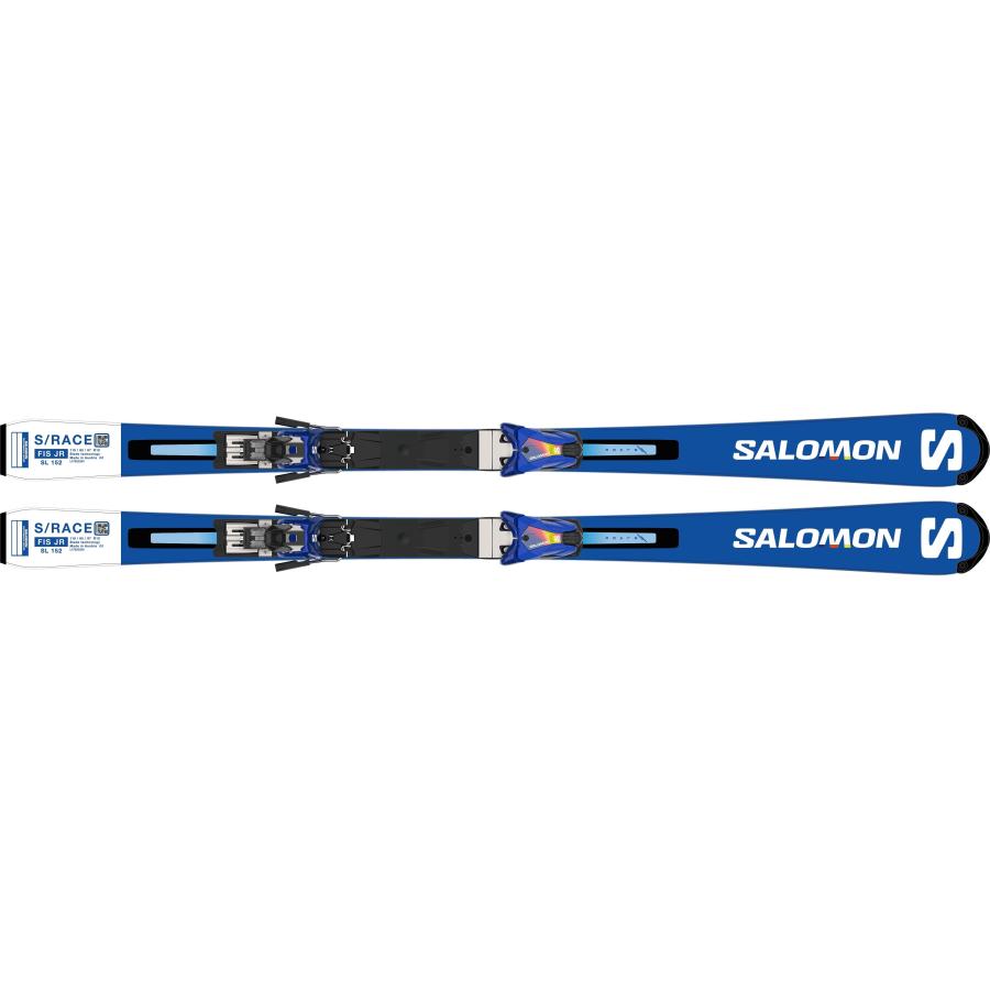 26 SALOMON サロモン S/RACE FIS SL JR 152 + ICON RS12 U14
