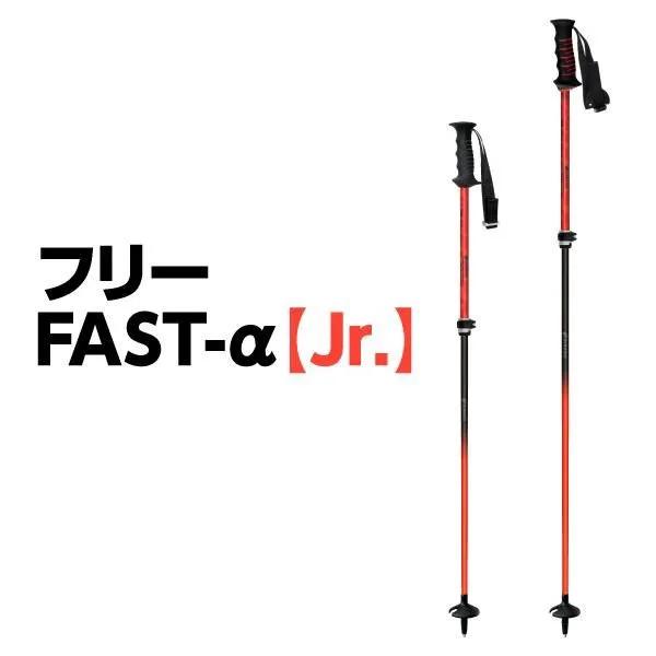 SINANO（シナノ） フリーFAST-αJr. スキーポール 伸縮 ジュニア