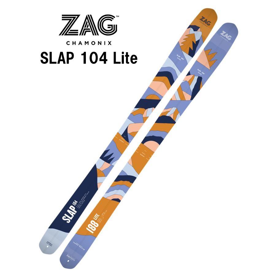 26 ZAG ザグ SLAP 104 Lite ビンディング無し 山スキー板 : カンダハー