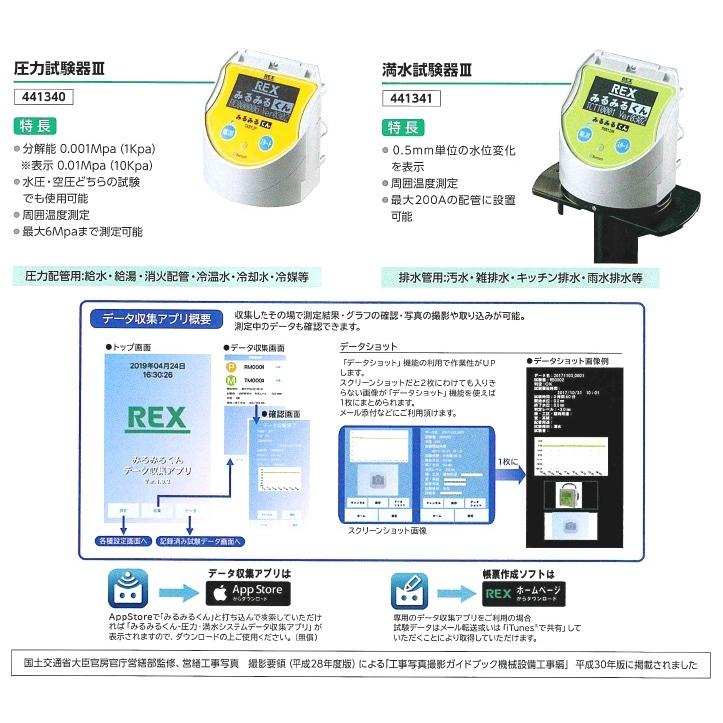 レッキス工業 REX レッキス みるみるくん 圧力試験器III 圧力試験器3