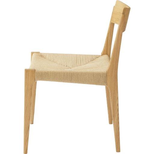 AZUMAYA (東谷) 家具 ペーパーコードチェア ナチュラル 完成品 ACE