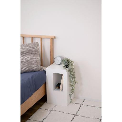 東谷(あずまや) セル サイドテーブル ホワイト CEL-70WH【メーカー直送