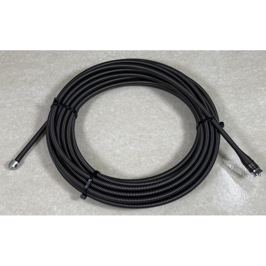 ヤスダトーラーFX3型に完全対応】アサダ 継手付ワイヤ DH330 φ8×12m