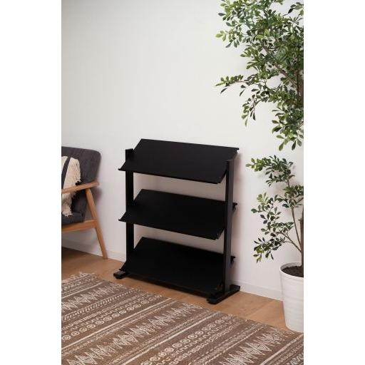 【メーカー直送】東谷 DIS-73BK 2WAYラック3D（ブラック） Azumaya 東谷(あずまや) 2WAYラック3D ブラック DIS-73BK【メーカー直送品