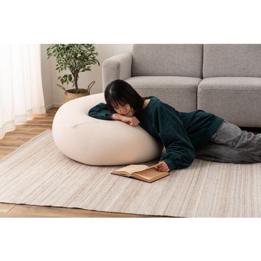 東谷(あずまや) ビーズクッション ベージュ GLK-601BE【メーカー直送品
