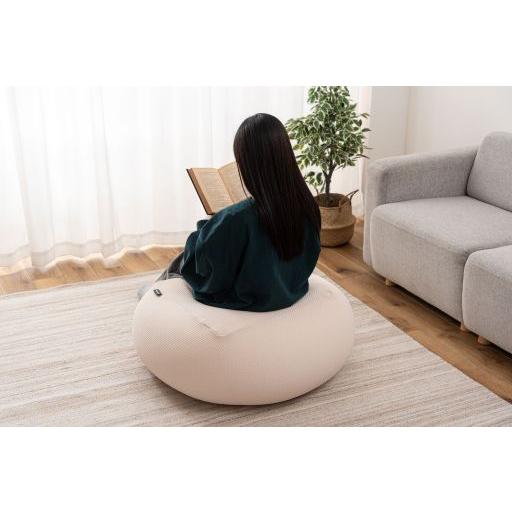 東谷(あずまや) ビーズクッション ベージュ GLK-601BE【メーカー直送品